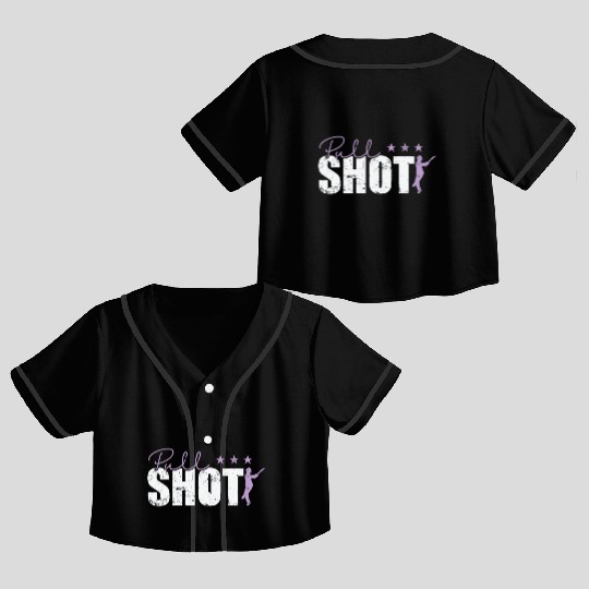 Pull Shot Cricket Crop Top Baseball Jerseys