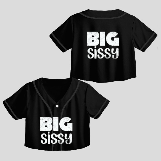 Big Sissy Crop Top Baseball Jerseys