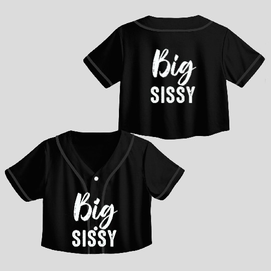 Big Sissy Crop Top Baseball Jerseys