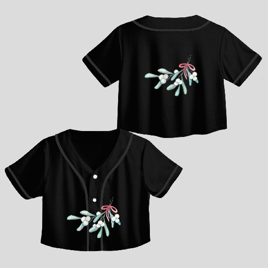 Fresh Mistletoe Bundle - Holiday Tradition Crop Top Baseball Jerseys