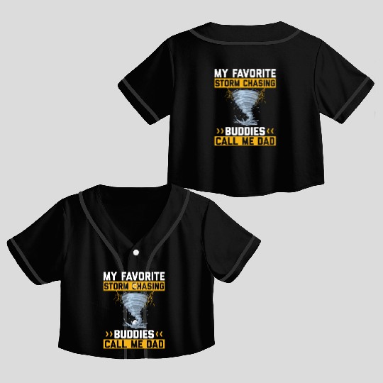 Storm chasers Crop Top Baseball Jerseys