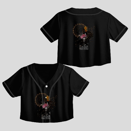 Celestial Mystical Woman and the Book of Life Crop Top Baseball Jerseys