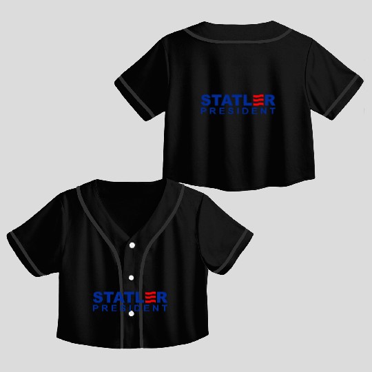 Statler and Waldorf For President Crop Top Baseball Jerseys