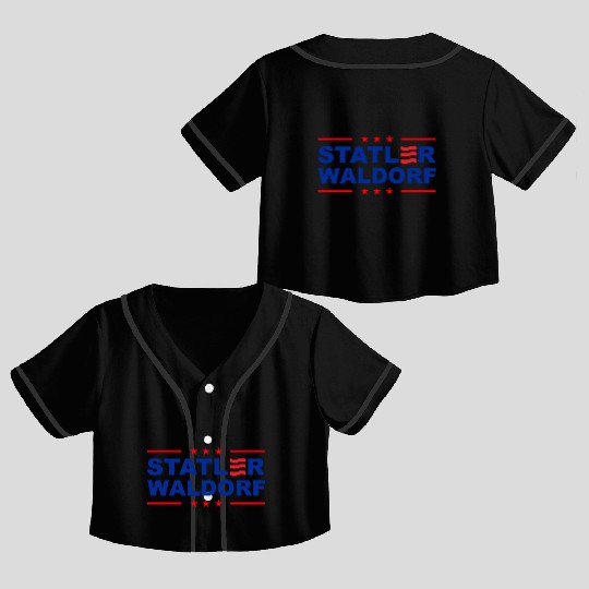 Statler and Waldorf Crop Top Baseball Jerseys