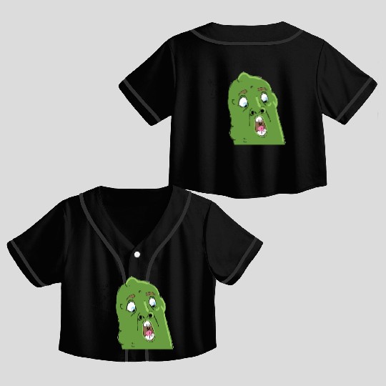 Picolas Cage Crop Top Baseball Jerseys