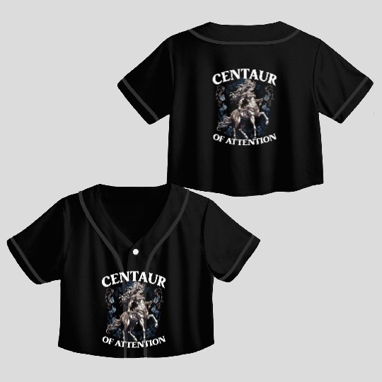 Centaur Mythical Creature Greek Mythology Crop Top Baseball Jerseys