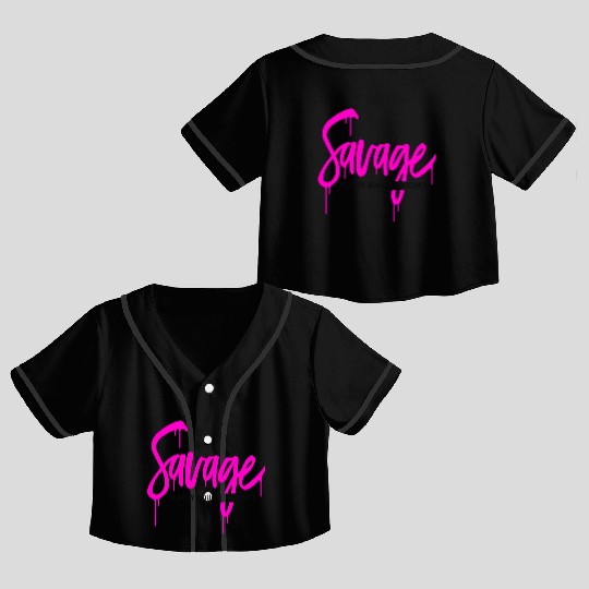 Savage classy bougie ratchet Crop Top Baseball Jerseys