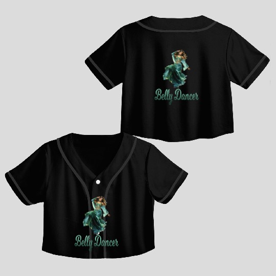 Belly Dancing Belly Dancer Belly Dance Classes Crop Top Baseball Jerseys