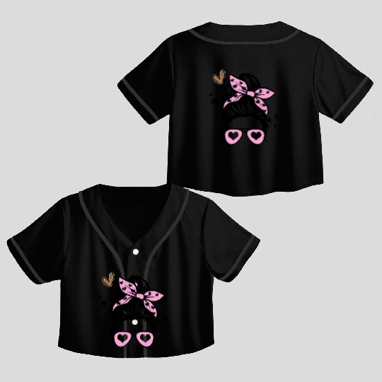 Woman 2 Crop Top Baseball Jerseys