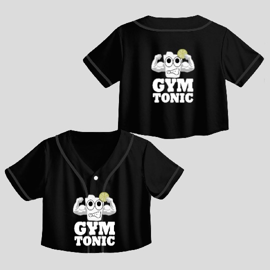 Gym Motivation Bodybuilding Workout Crop Top Baseball Jerseys