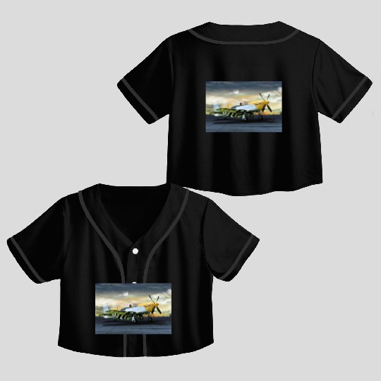 P-51 Crop Top Baseball Jerseys