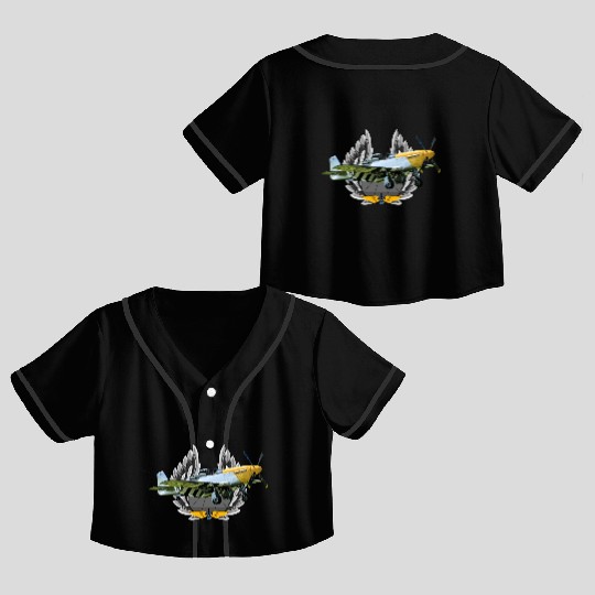P-51 Crop Top Baseball Jerseys