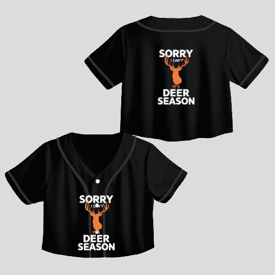 Ultimate Deer Hunting Lifestyle: Celebrate Crop Top Baseball Jerseys