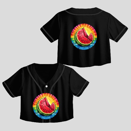 LGBTQ Melon Crop Top Baseball Jerseys