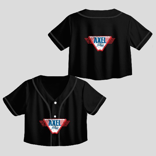 Axel Foley Homage Crop Top Baseball Jerseys