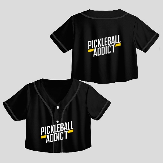 Pickleball Life Passion: Embrace the Sport You Crop Top Baseball Jerseys