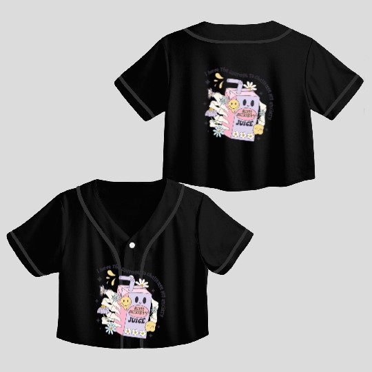 Anti Anxiety Crop Top Baseball Jerseys