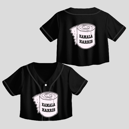 Kamala Harris Toilet Paper LIKE US ON FACEBOOK # Crop Top Baseball Jerseys