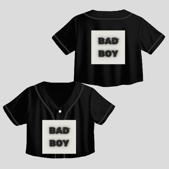 Bad Boy Crop Top Baseball Jerseys