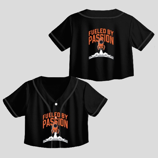 Fueled By Passion Crop Top Baseball Jerseys