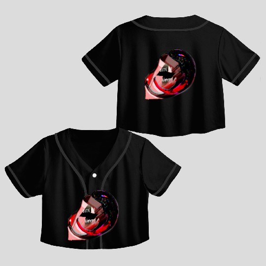 Bite of venom by Astronaut Crop Top Baseball Jerseys