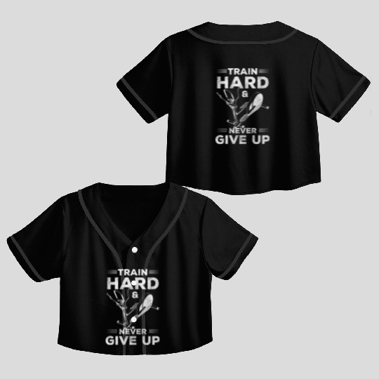 Training Athlete Fit Crop Top Baseball Jerseys