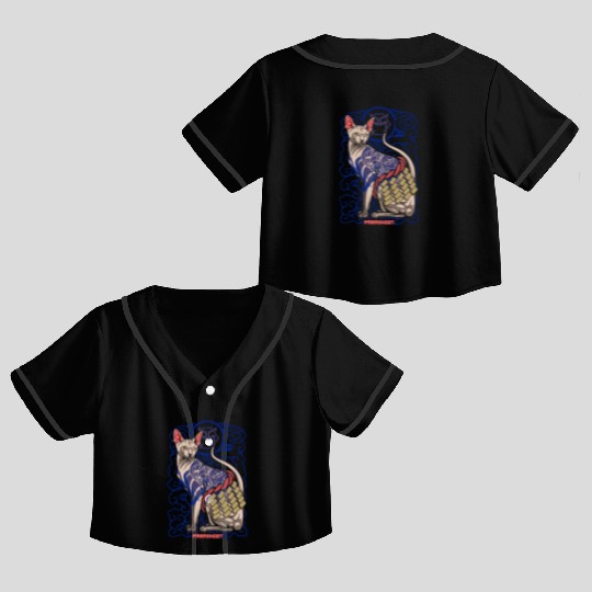 Japanese Car | premium Design | Crop Top Baseball Jerseys