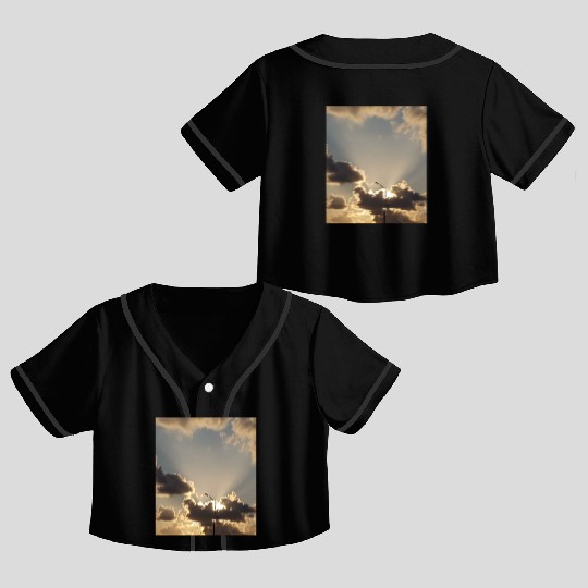 view Natural 3 Crop Top Baseball Jerseys