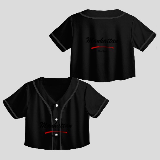 Manhattan Crop Top Baseball Jerseys