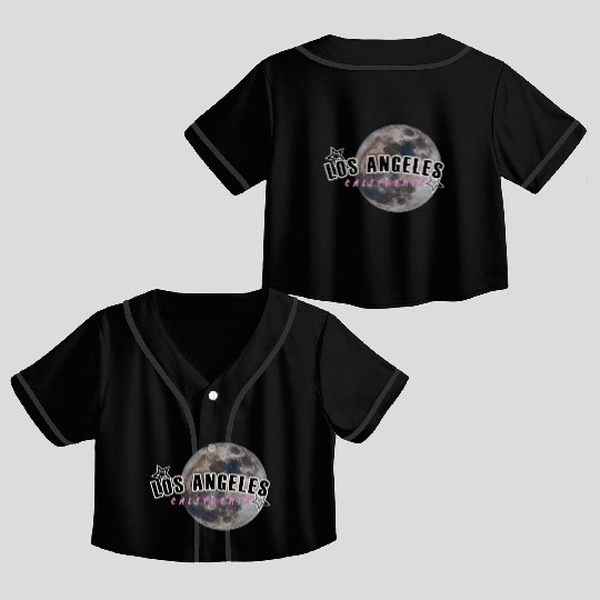 LOS ANGELES CALIFORNIA Crop Top Baseball Jerseys