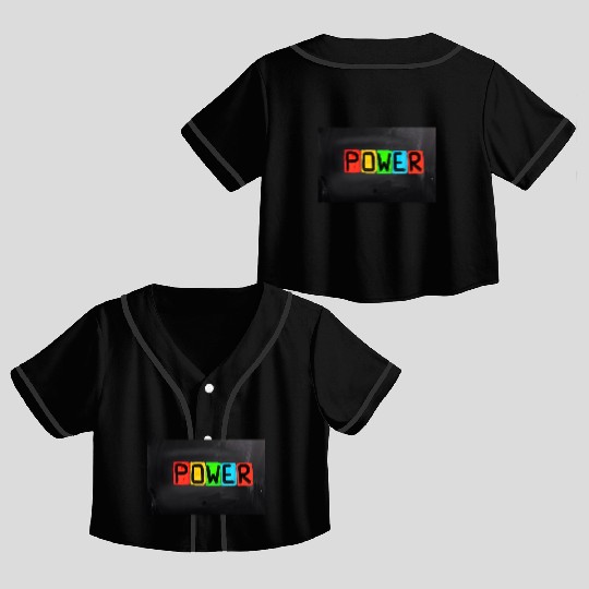 Power Crop Top Baseball Jerseys
