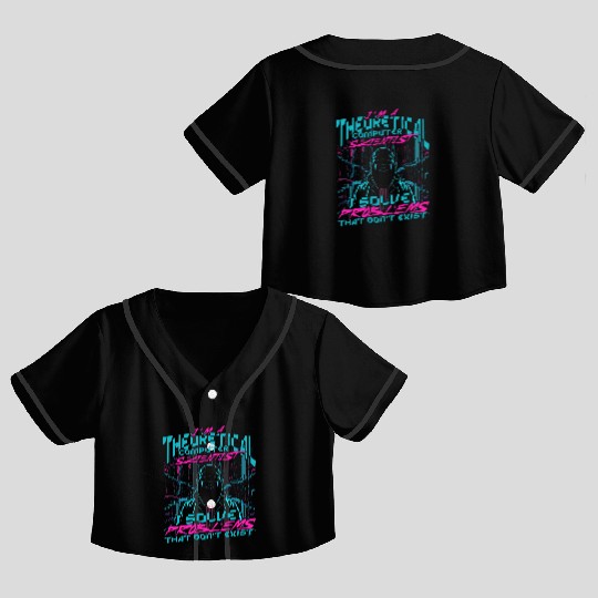 Theoretical Computer Scientist Crop Top Baseball Jerseys