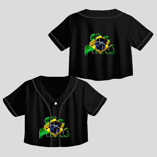 Sao Paulo Crop Top Baseball Jerseys