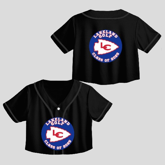 Golf Lakeland Class of 2025 Crop Top Baseball Jerseys