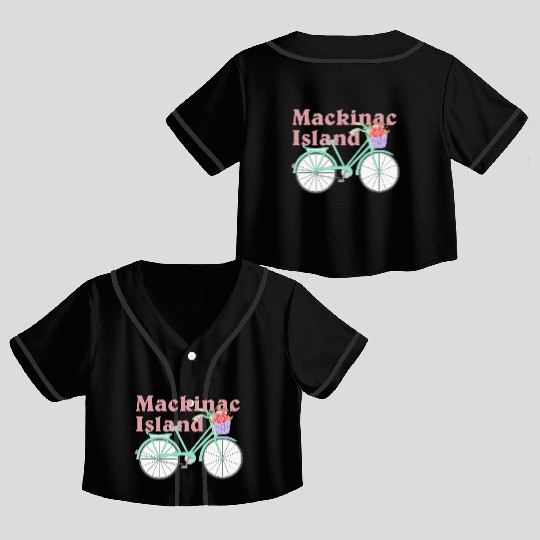 Mackinac Island Crop Top Baseball Jerseys