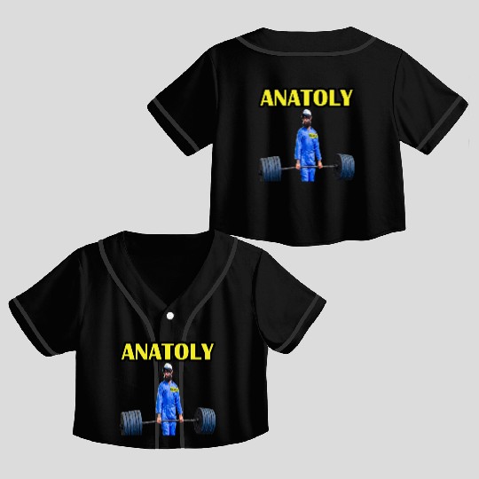 Anatoly Gym Cleaner Crop Top Baseball Jerseys