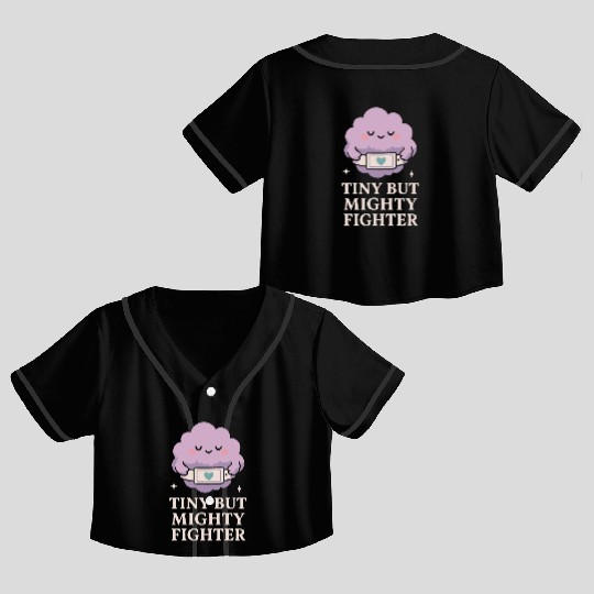 NICU Parent Pride Preemie Warrior Neonatal Crop Top Baseball Jerseys
