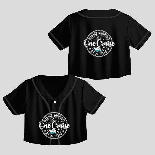 Family Cruise Shirp Summer Vacation Crop Top Baseball Jerseys