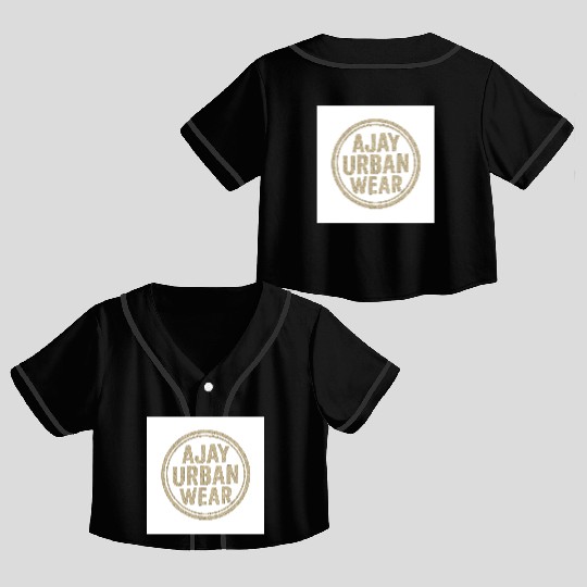 Stamped Urban: Ajay Urban Seal Crop Top Baseball Jerseys