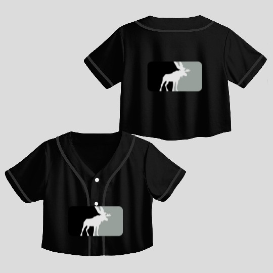 US-ES - Alce - Moose Crop Top Baseball Jerseys