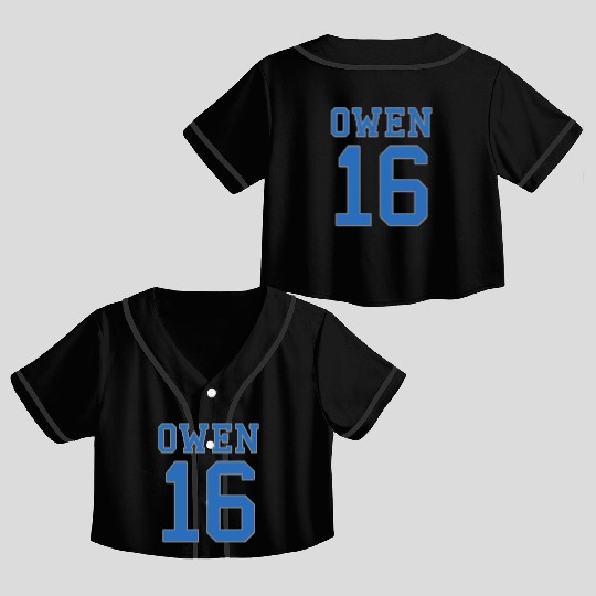 Lions Football Owen 16 0-16 Crop Top Baseball Jerseys