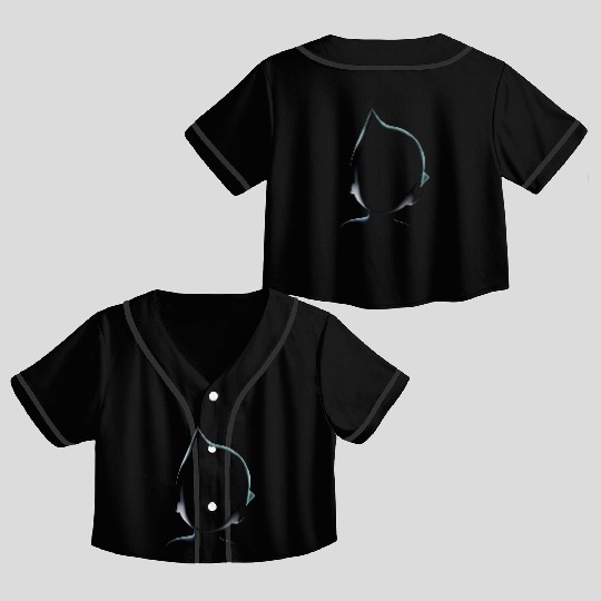 astro shadow Crop Top Baseball Jerseys