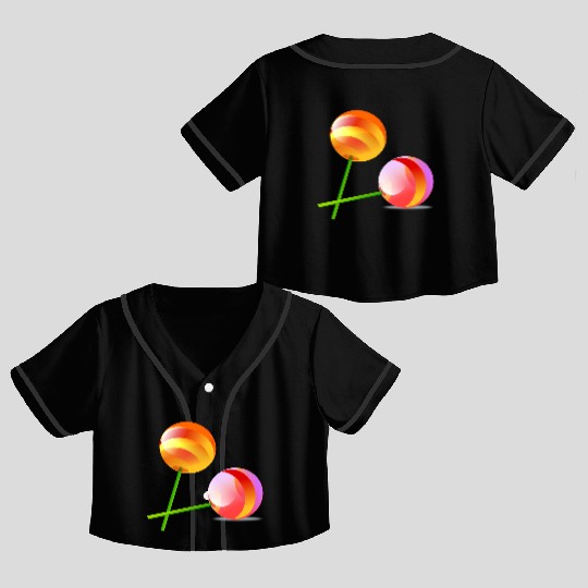 lollipop Crop Top Baseball Jerseys