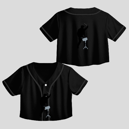 Drummer Crop Top Baseball Jerseys