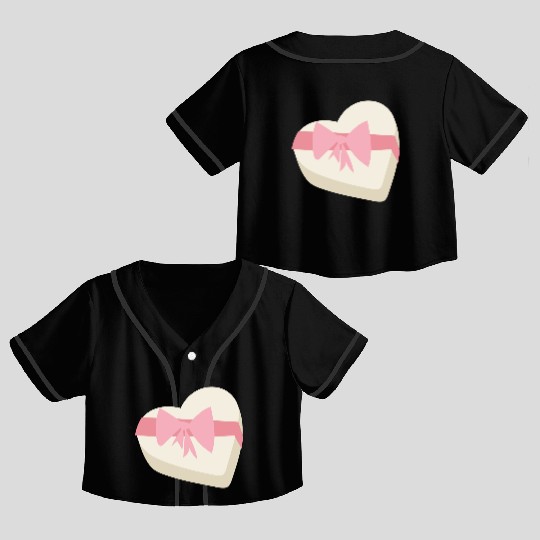 Chocolate box Crop Top Baseball Jerseys