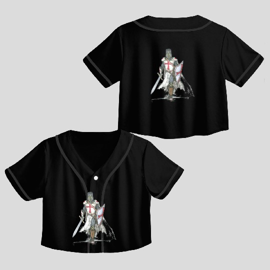 Templar Knight Crop Top Baseball Jerseys