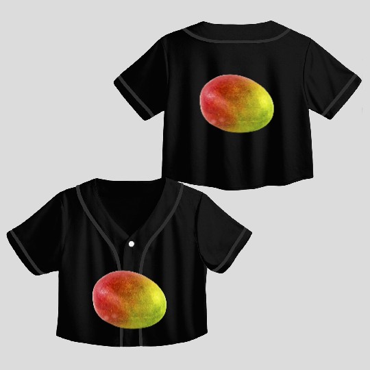 mango veggie gemuese fruits10 Crop Top Baseball Jerseys