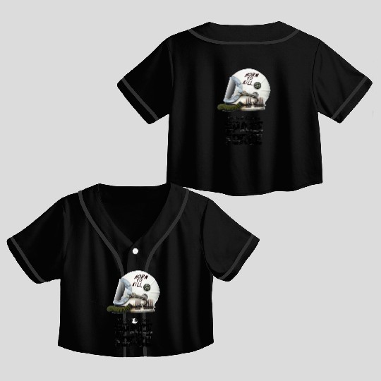 Born To Kill | Space Force Crop Top Baseball Jerseys