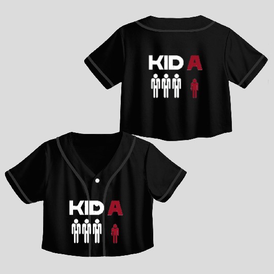 Kid A Crop Top Baseball Jerseys