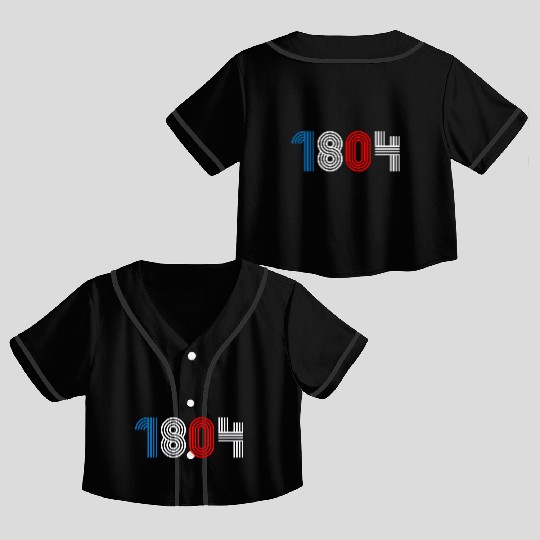 1804 Haiti Independence Crop Top Baseball Jerseys
